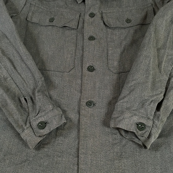 Vintage Denim Jean Button Down Shirt - Picture 2 of 8